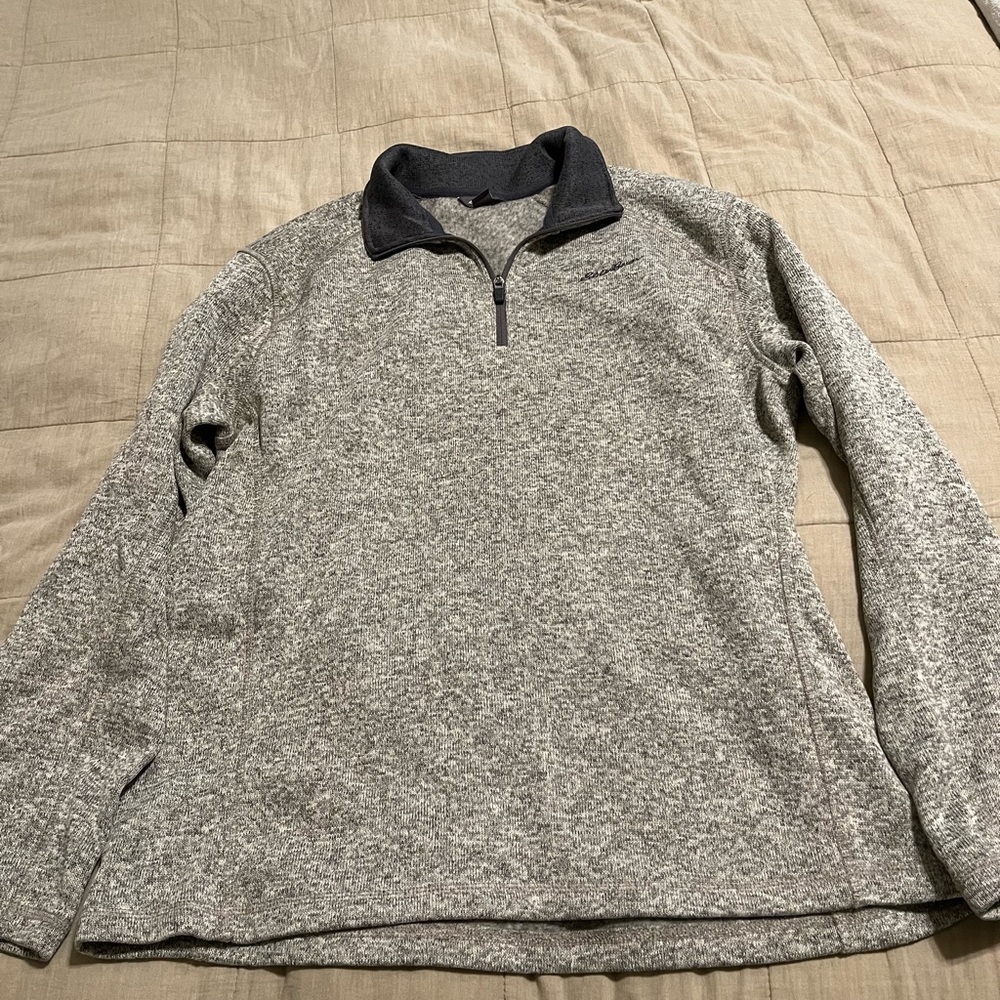 Eddie Bauer half zip pullover